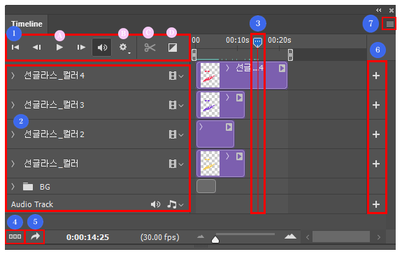 Timeline Panel - 비디오 타임라인 패널 알아보기