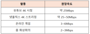 10기가 인터넷 진짜 필요할까