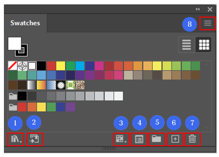 색상 관련 패널 - Swatches 패널