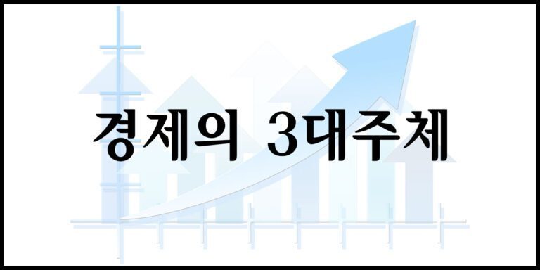 경제의 3대주체