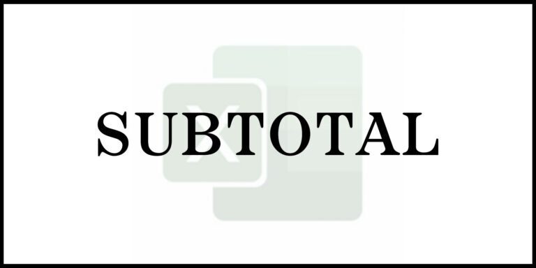 SUBTOTAL