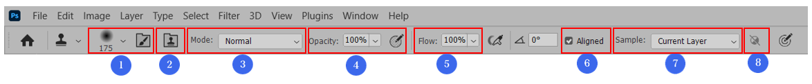 Clone Stamp Tool 옵션 알아보기