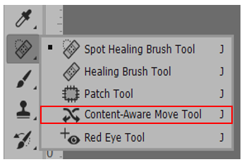 Content-Aware Move Tool 선택하기