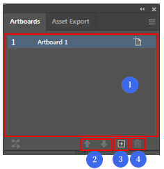 Artboards 패널 사용방법