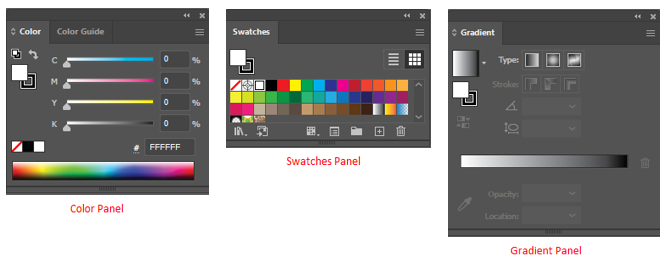 일러스트레이터 핵심 패널 - 색상 관련 패널