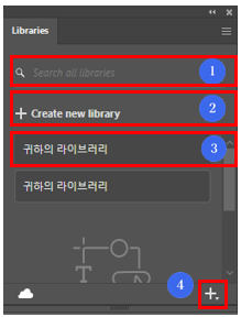 Libraries 패널
