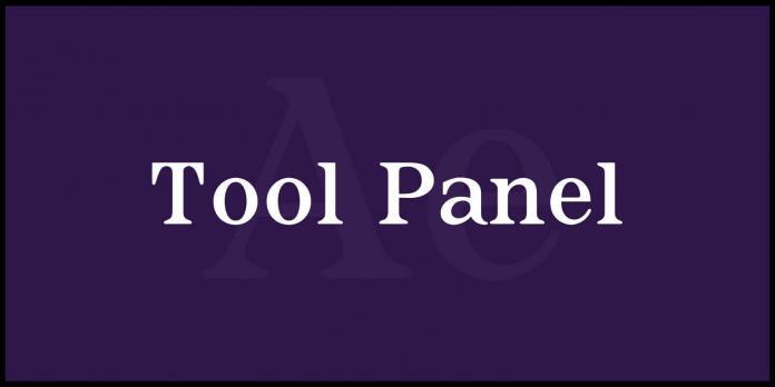 Tool Panel